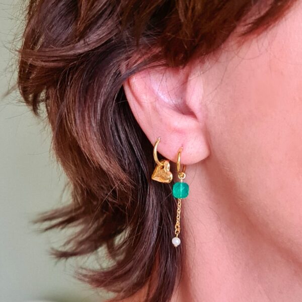 Moonrock jewelry earrings