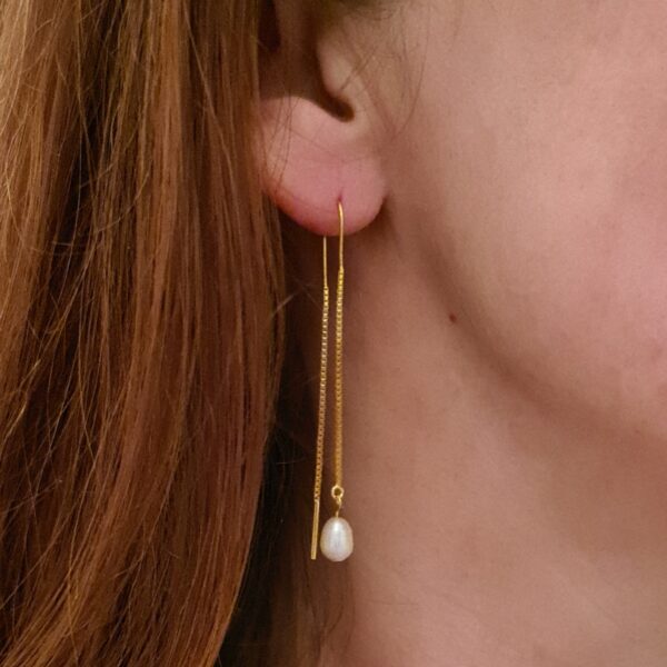 Moonrock earring