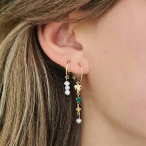 Moonrock jewelry earring set Feline + Silia