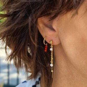 Moonrock jewelry earring set Ulla + Sadie